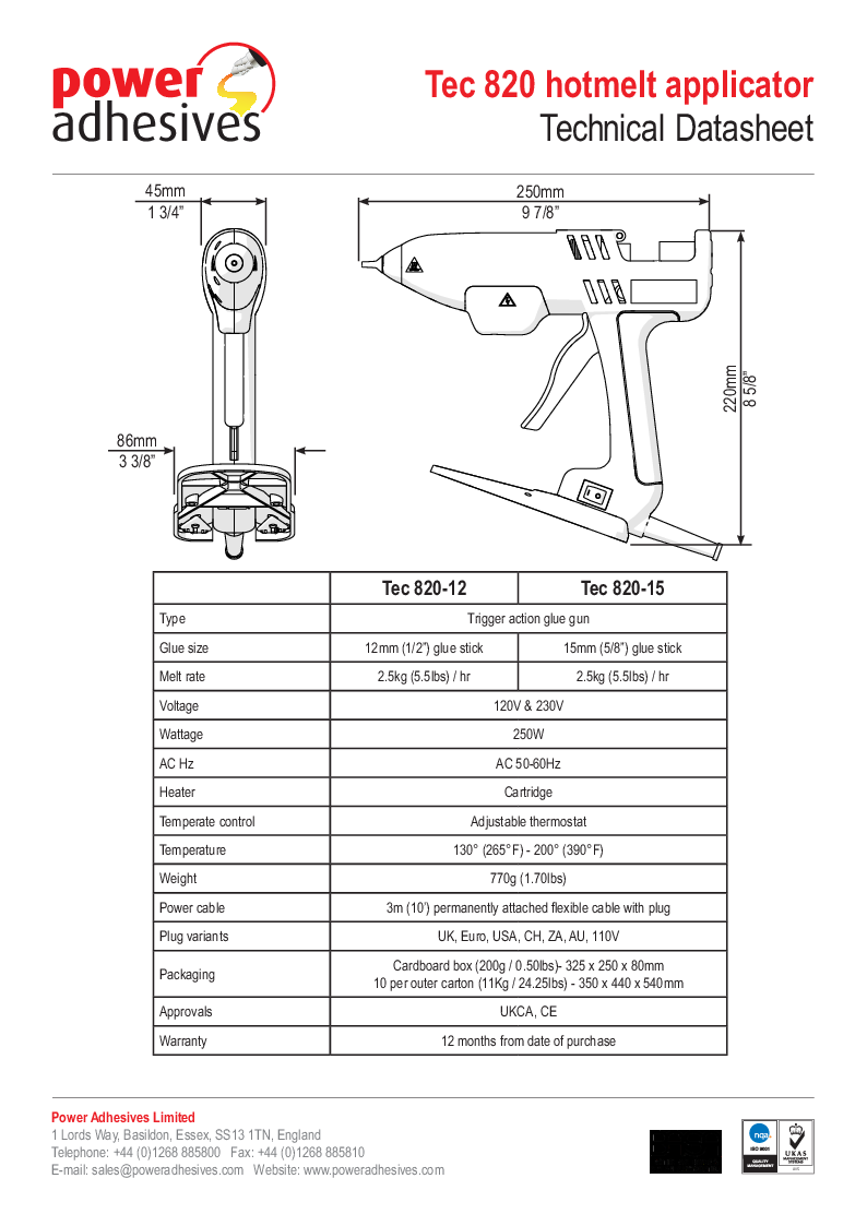 

Tec 820 TDS

